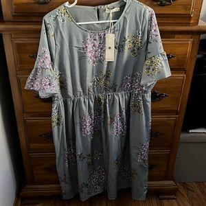 Green dress from Roolee